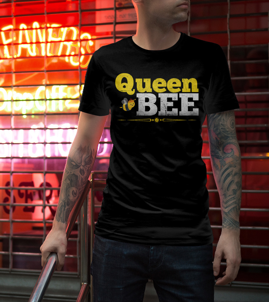 Queen Bee With Crown Boss Lady T-Shirt