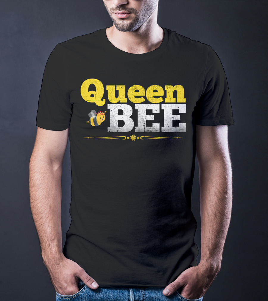 Queen Bee With Crown Boss Lady T-Shirt