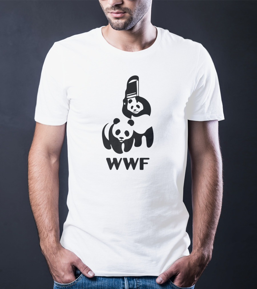 WWF Wrestling Pandas Lampoon T-Shirt