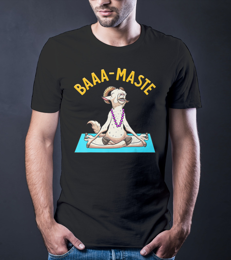 Yoga Goat Baa Maste Zen Spiritu Namaste T-Shirt