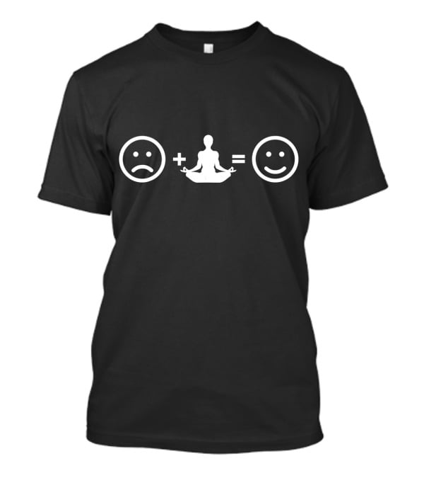 Sad Plus Yoga Equals Happy When I'm Sad Birthday T-Shirt