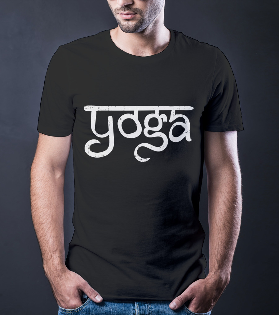 Yoga Word Funny Meditation Workout Zen T-Shirt