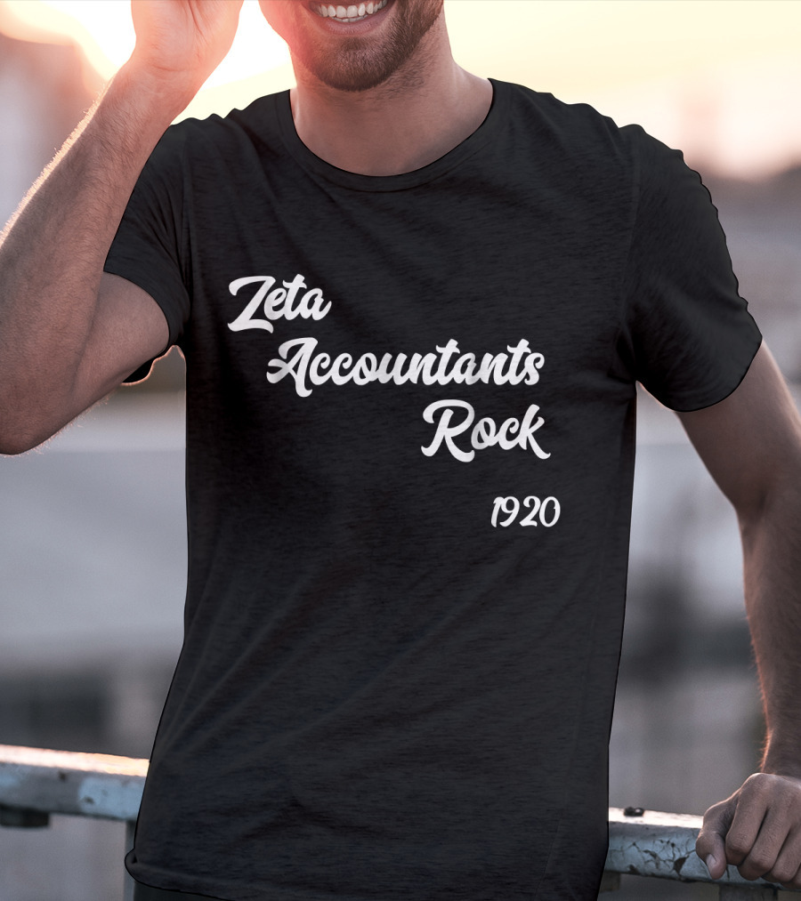 Zeta Accountants Rock 1920 T-Shirt