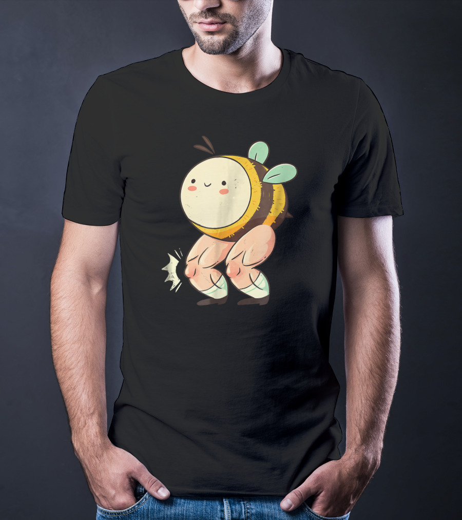 Shirt.Woot The Bee's Knees Adorable Buff Cartoon Bee T-Shirt