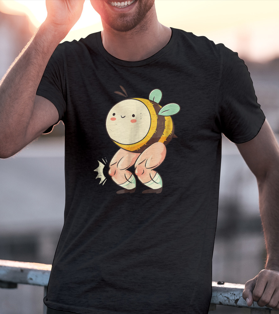 Shirt.Woot The Bee's Knees Adorable Buff Cartoon Bee T-Shirt