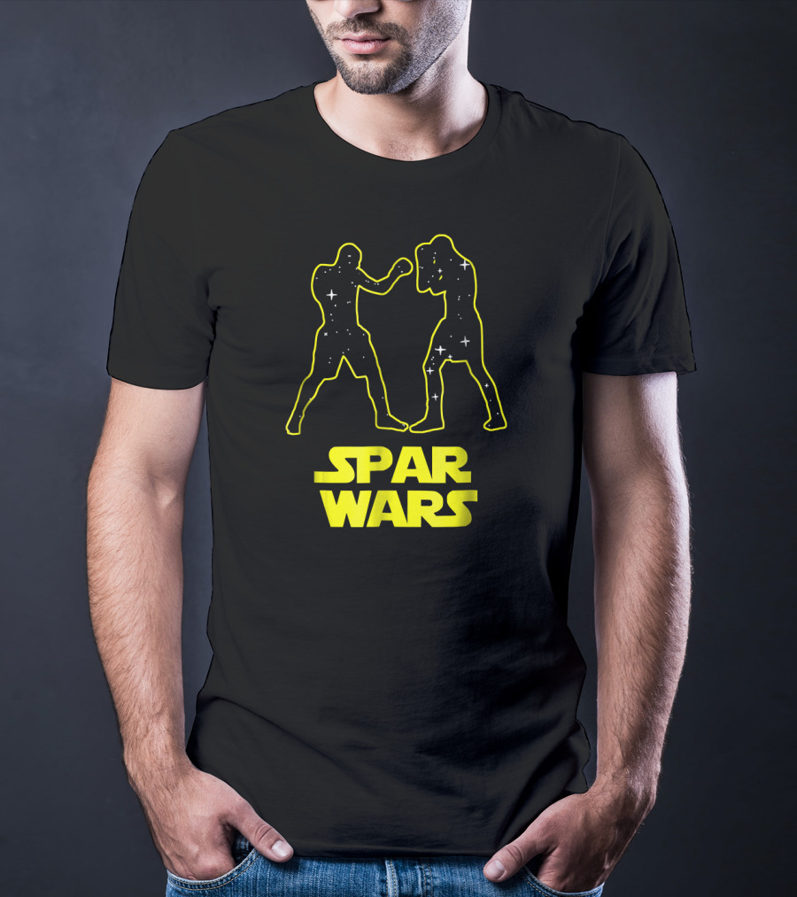 Spar Wars Boxing Starry Fighters Parody Spoof T-Shirt
