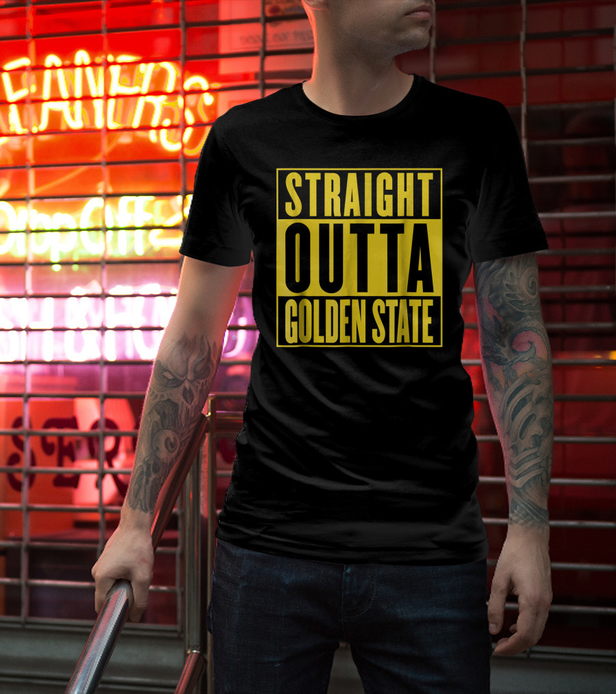 Straight Outta Golden State Basketball T-Shirt