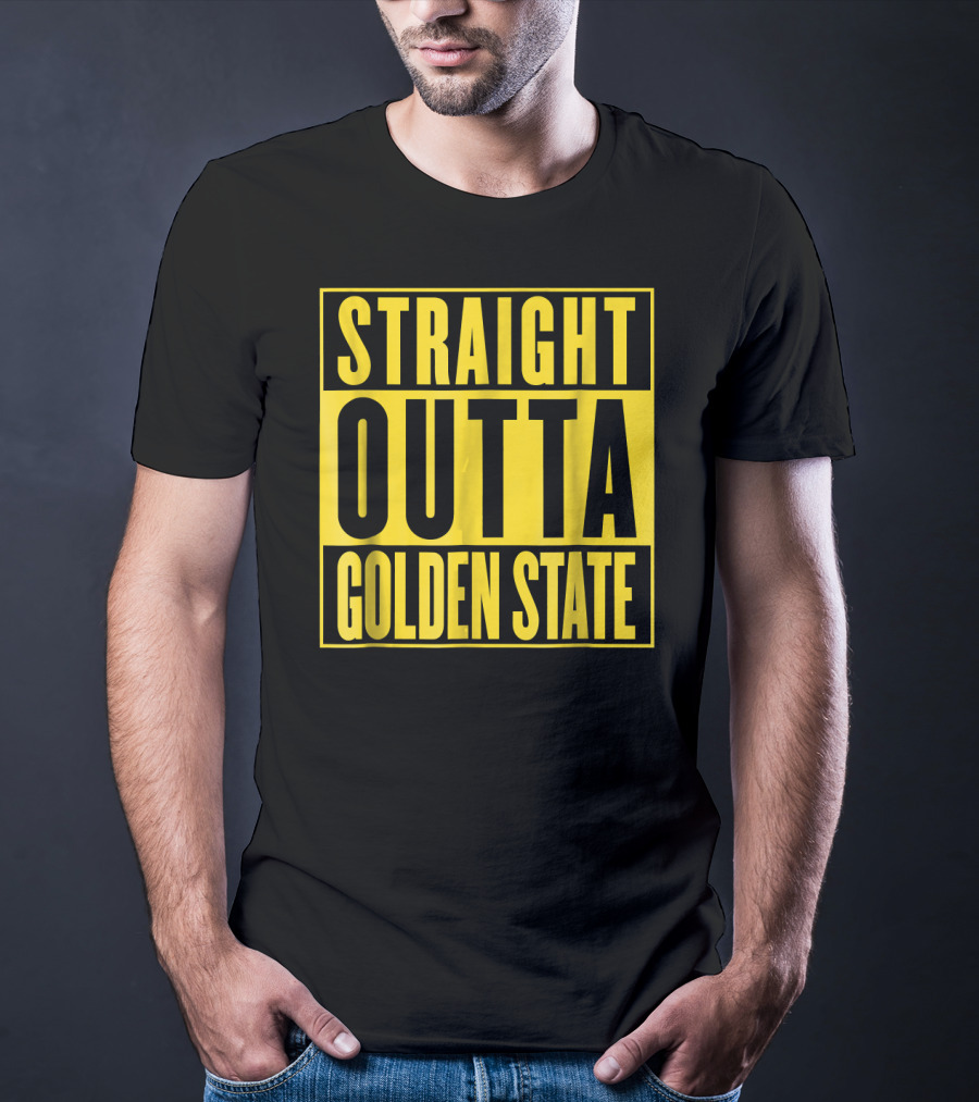 Straight Outta Golden State Basketball T-Shirt