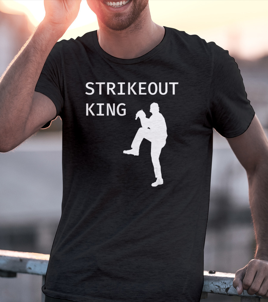 STRIKEOUT KING Baseball Pitcher T-Shirt