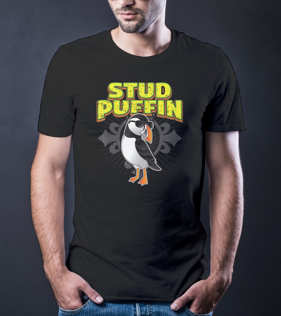 Stud Puffin Cool Seabird Stud Muffin T-Shirt