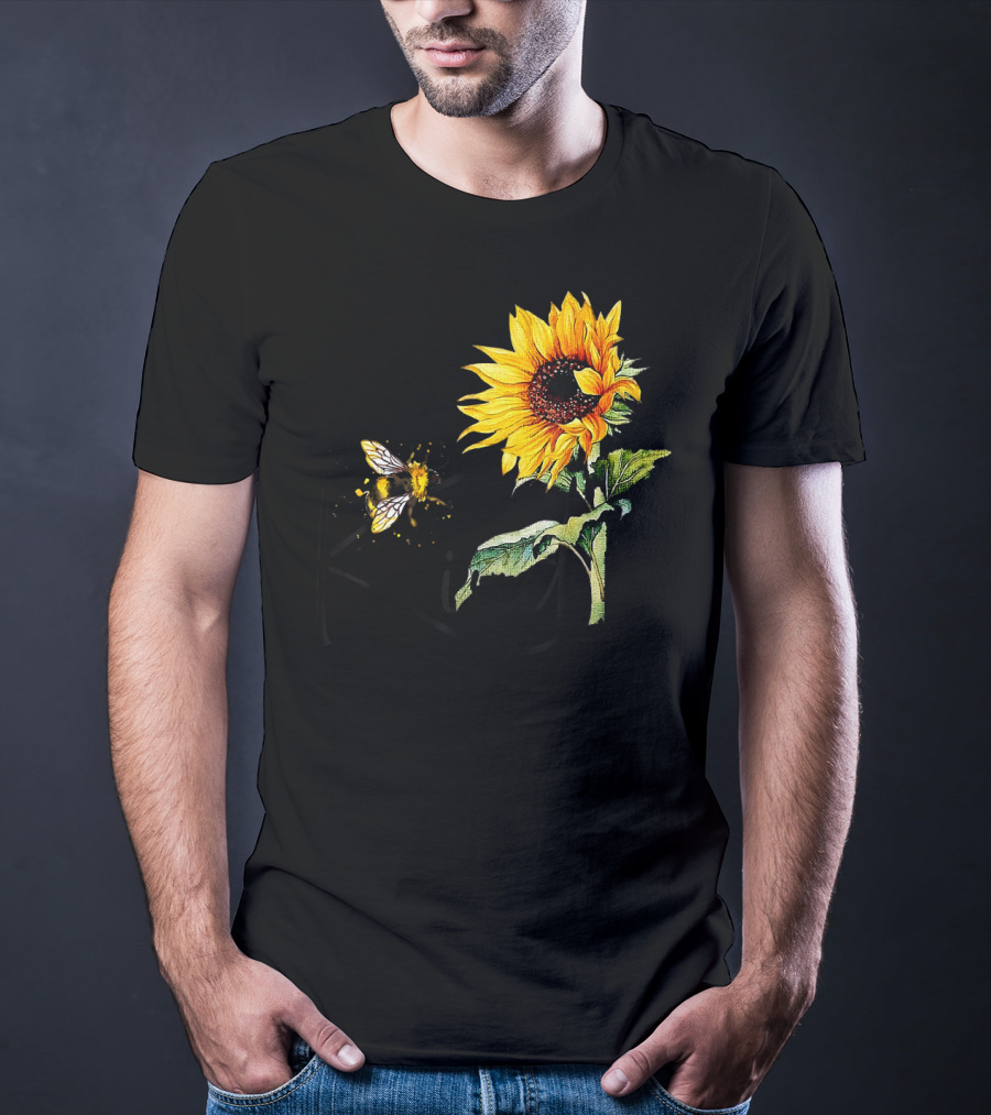 Sunflower Bee Kind T-Shirt