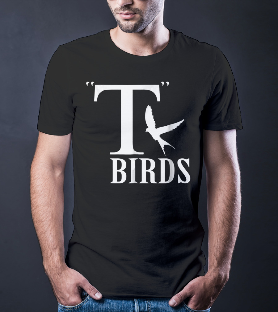 T Birds Flying Graphic Movie Themed T-Shirt