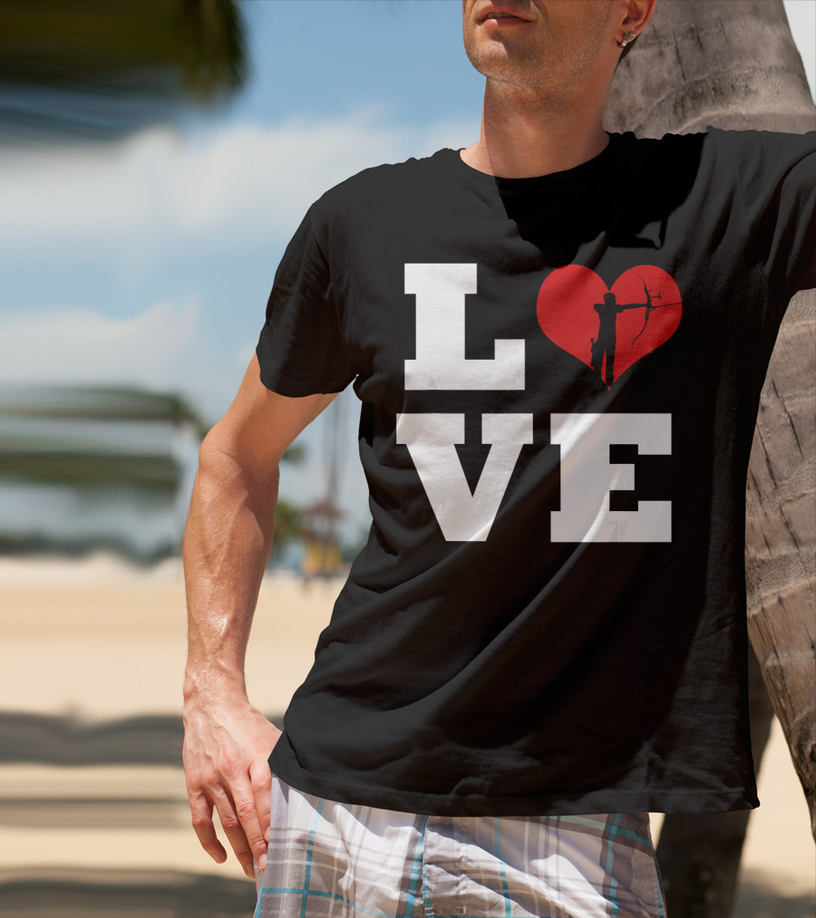 LOVE Archery Heart T-Shirt
