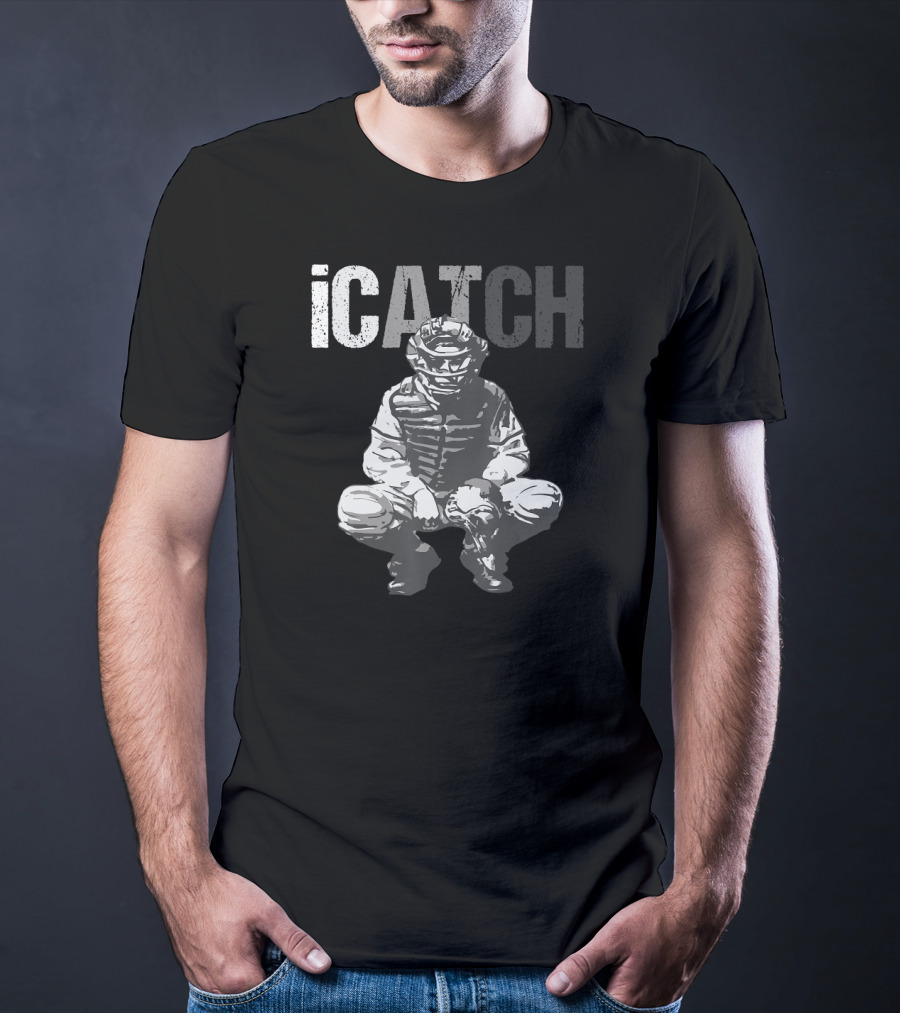 ICatch Baseball Catcher In Gear T-Shirt