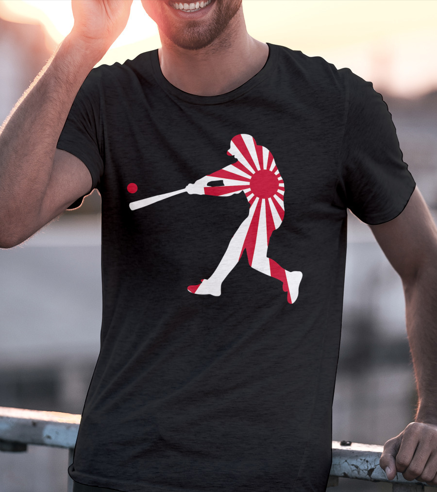 Japan Baseball Rising Sun JPN Batter Class T-Shirt