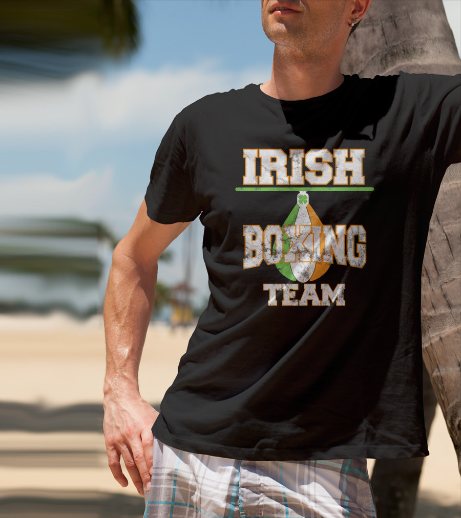 Irish Boxing Team Ireland Shamrock Boxing Glove T-Shirt