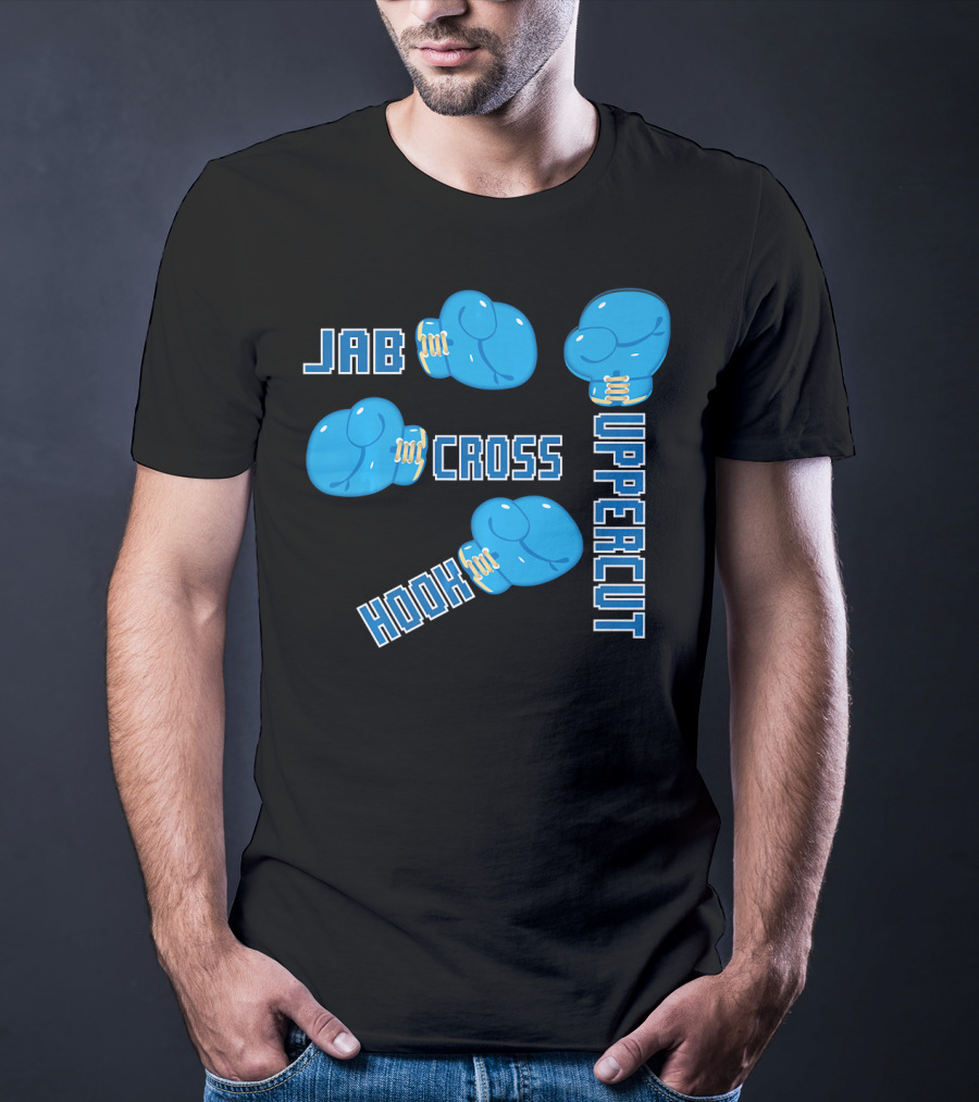 Jab Hook Cross Uppercut Boxing Glove Styles T-Shirt