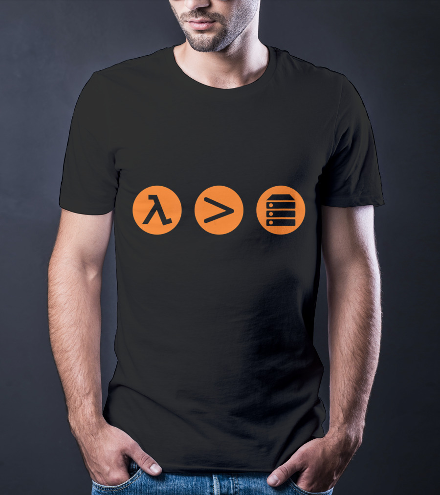 AWS Lambda Greater Than Server T-Shirt