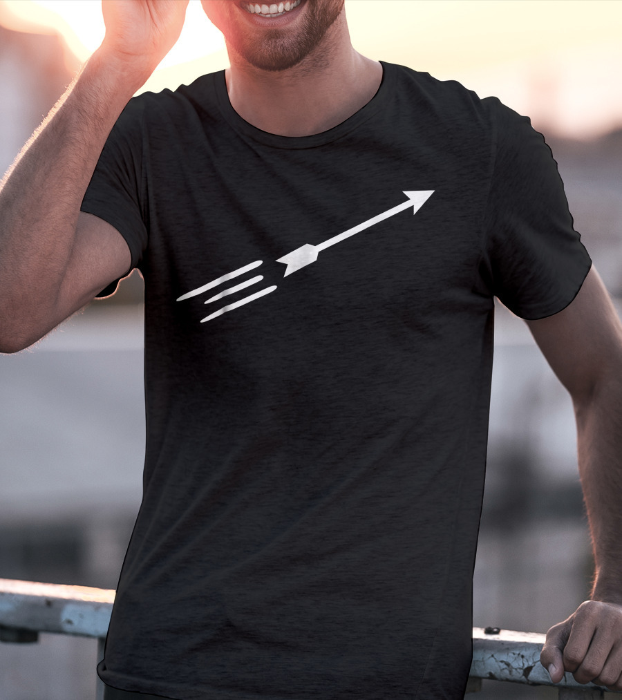 Archery Arrow With Swift Motion Streaks T-Shirt