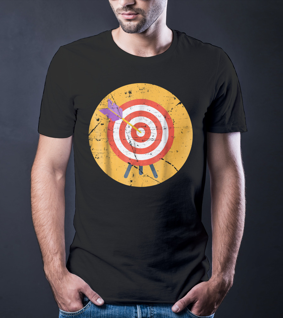 Archery Target Sport Arrows Bullseye T-Shirt