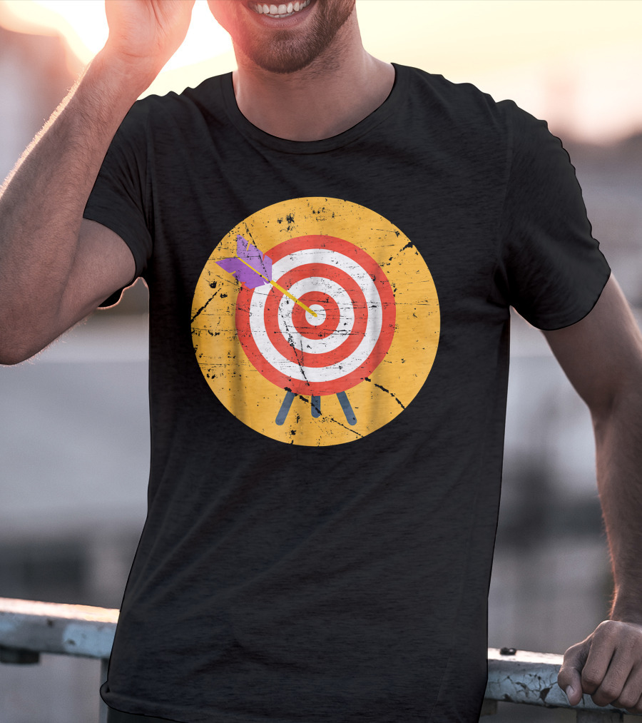 Archery Target Sport Arrows Bullseye T-Shirt