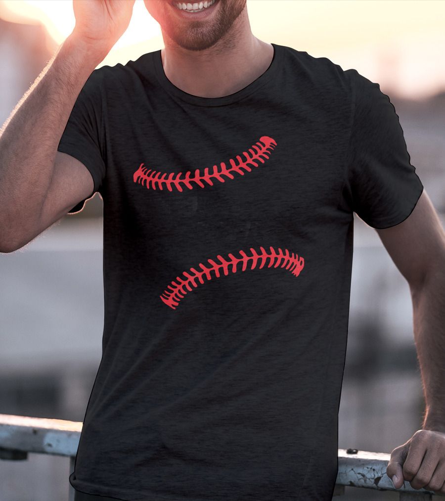 Turn Two Double Play Baseball Stitch T-Shirt