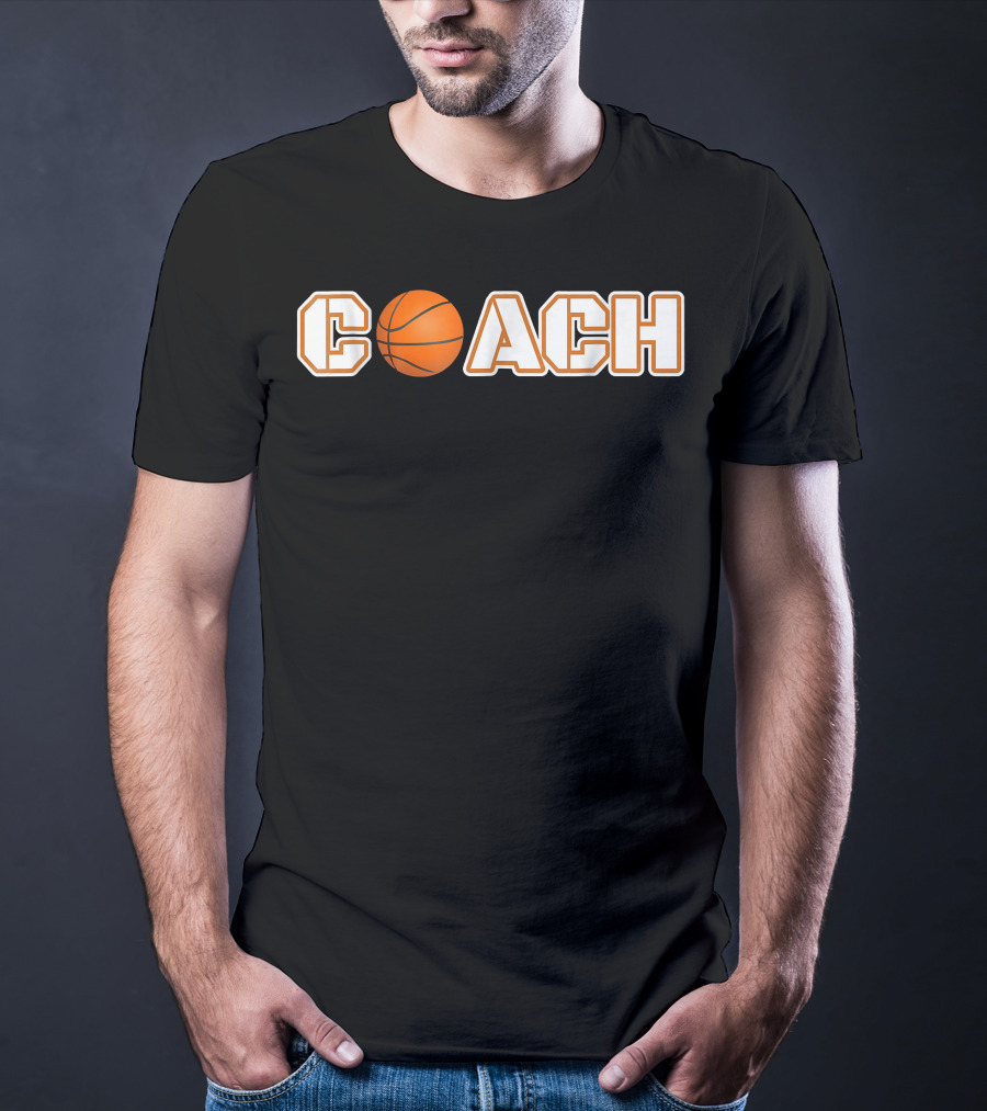 Coach Basketball Ball Coach T-Shirt