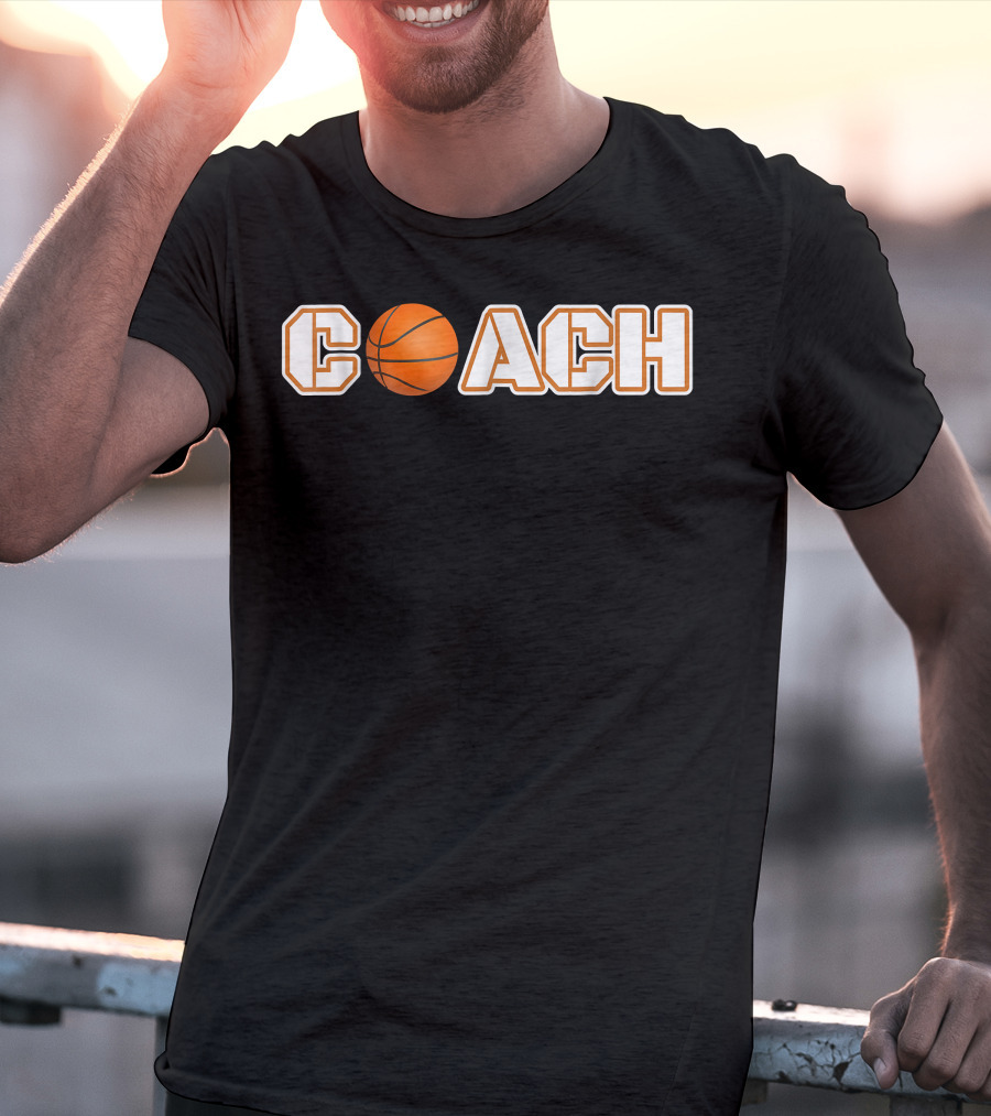 Coach Basketball Ball Coach T-Shirt