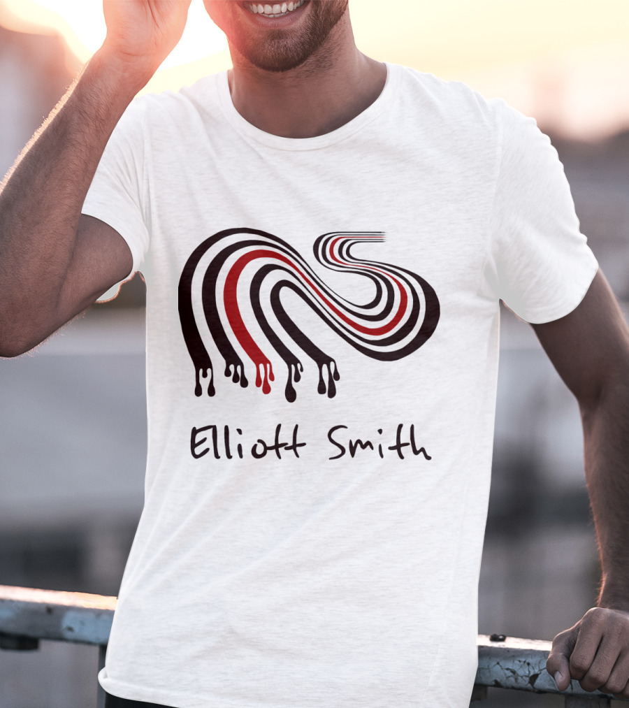 Elliott Smith Dripping Figure 8 Revised T-Shirt