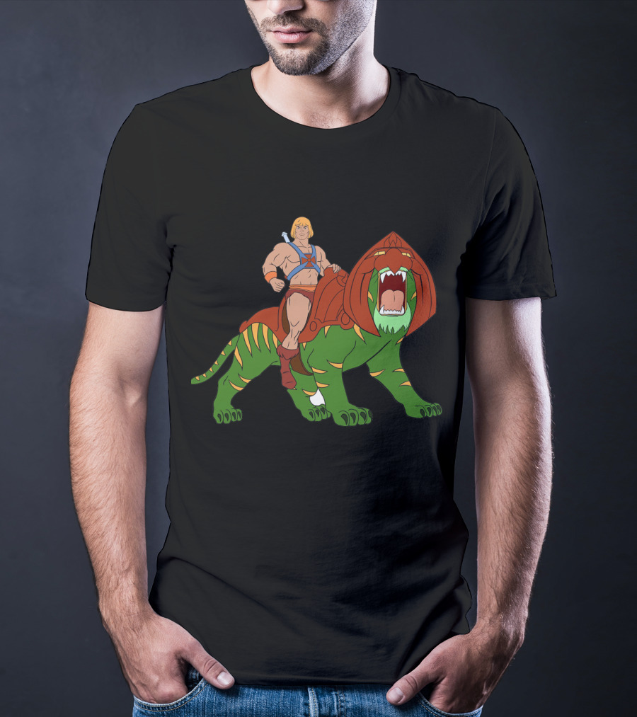 He-Man And BattleCat Classic Filmation T-Shirt