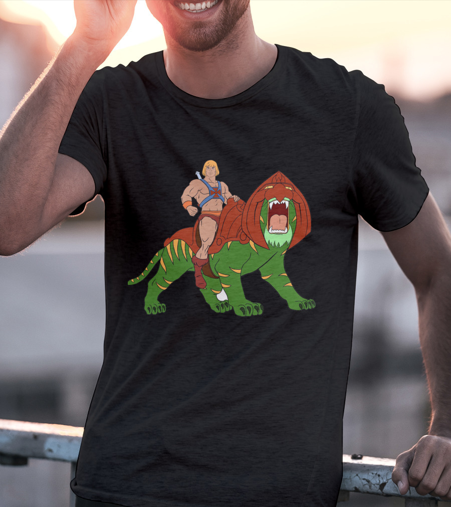 He-Man And BattleCat Classic Filmation T-Shirt