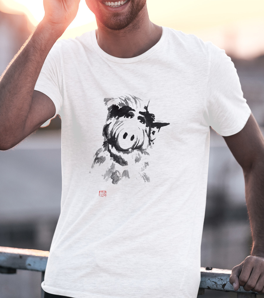 Alf Ink Brush T-Shirt