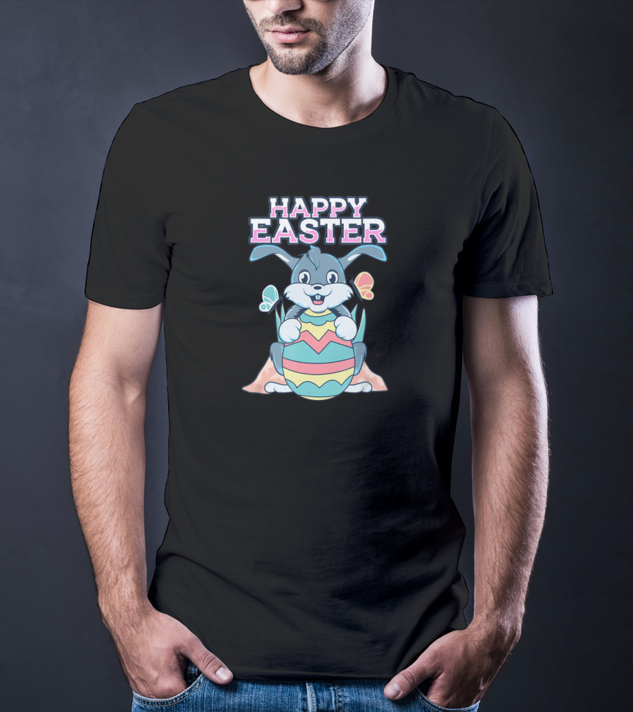 Happy Easter Egg Hunt Bunny Spring Rabbit T-Shirt