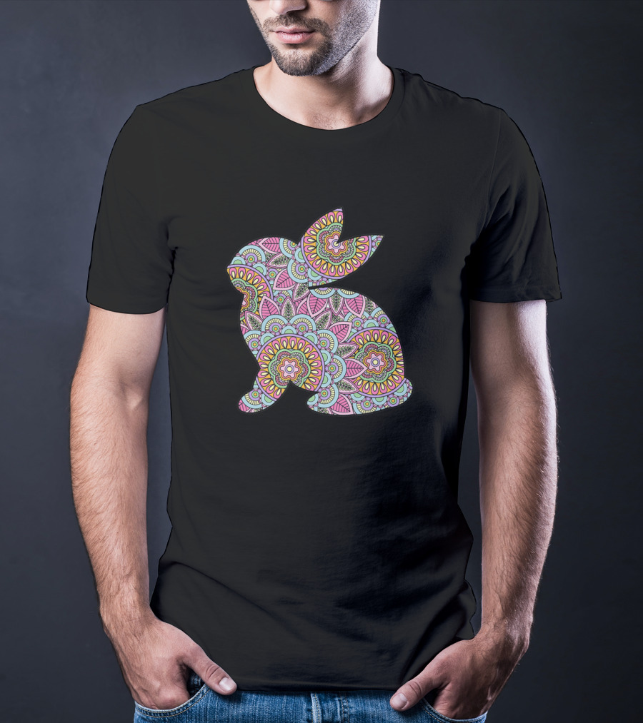 Easter Bunny Floral T-Shirt