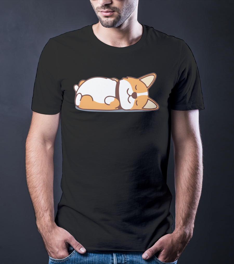 Lazy Corgi Not Today Cute Dog T-Shirt