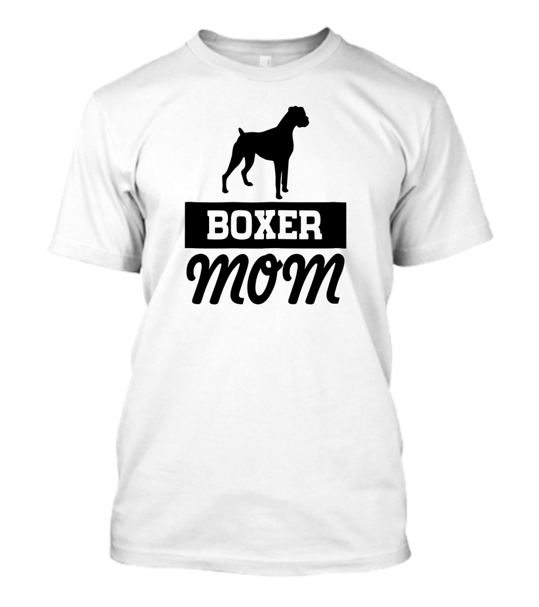 Boxer Mom With Dog T-Shirt