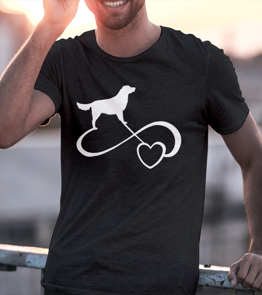 Golden Retriever Dog Lover Infinity Heart Dog Breed T-Shirt