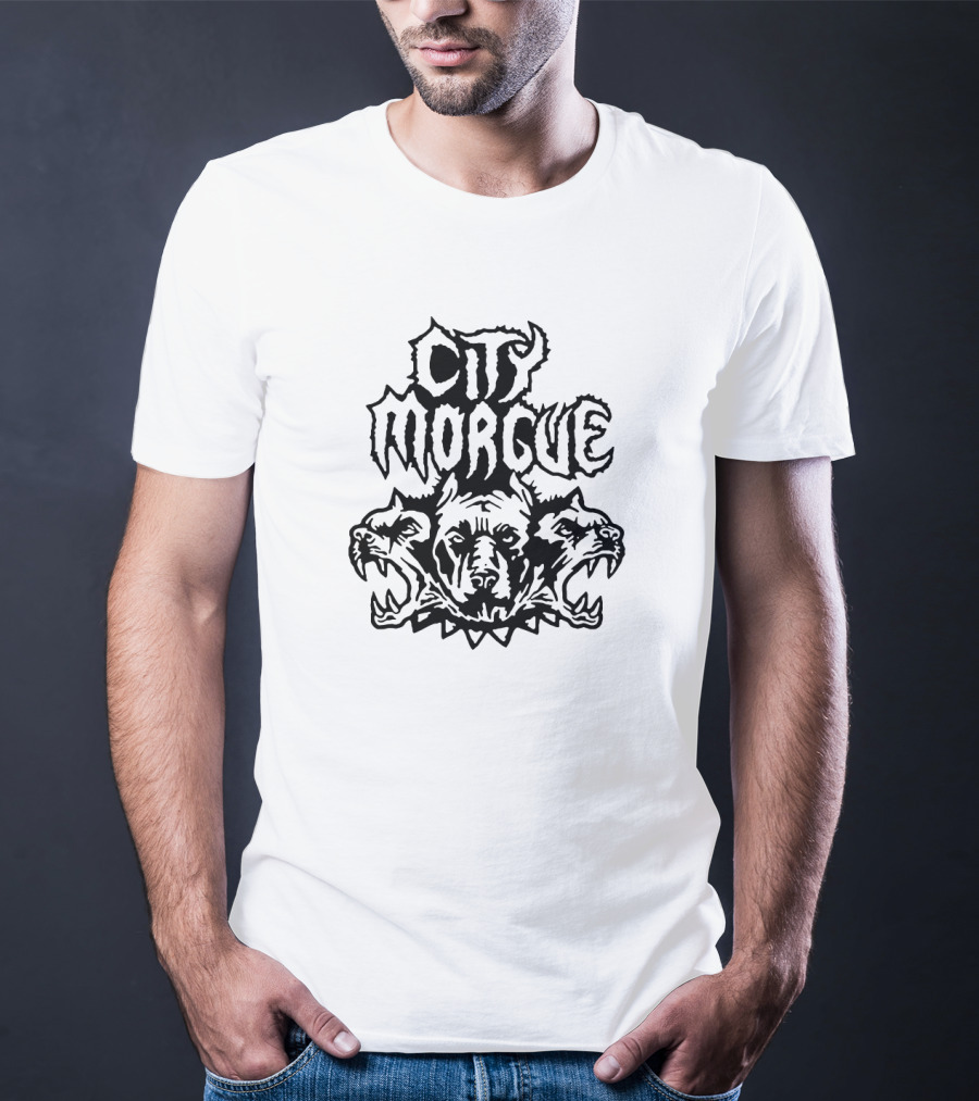 City Morgue Three-Headed Dog T-Shirt