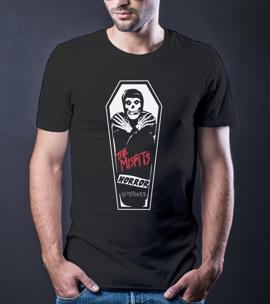 The Misfits Horror Business Coffin T-Shirt