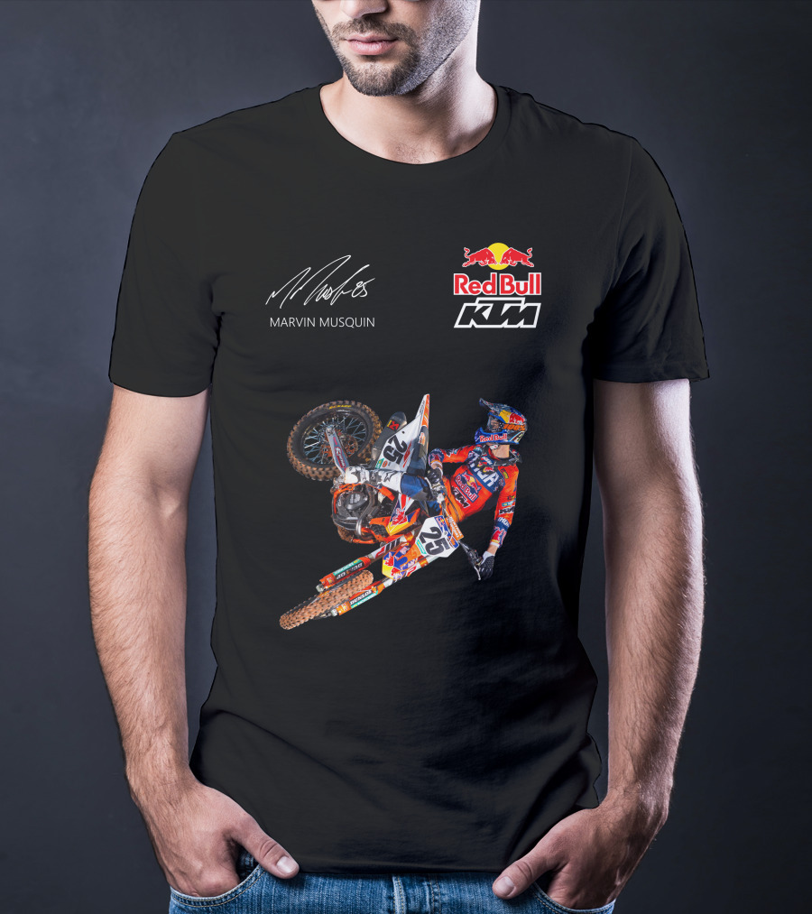 Marvin Musquin Red Bull KTM Racing Action Signature T-Shirt