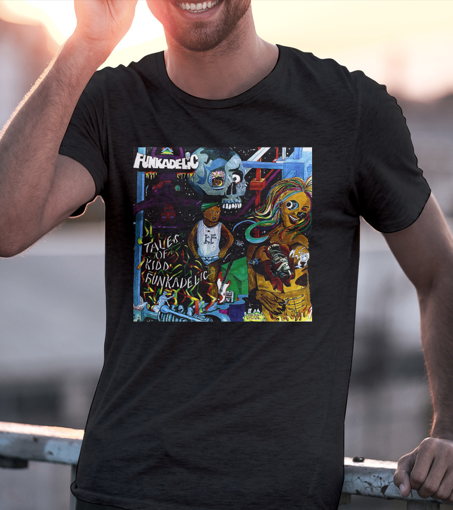 Funkadelic Tales Of Kidd Funkadelic Vibrant Psychedelic T-Shirt