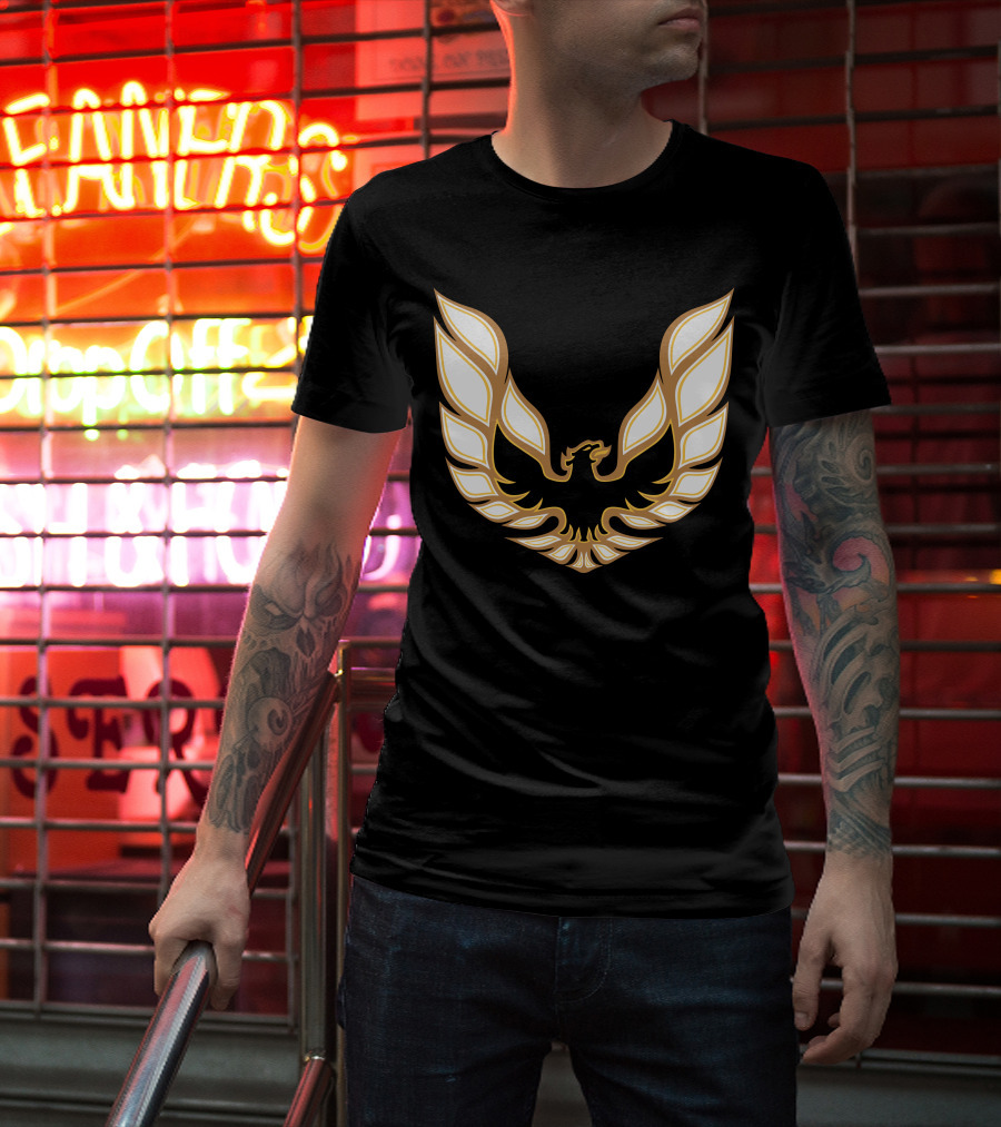 Pontiac Firebird Iconic Gold Phoenix T-Shirt