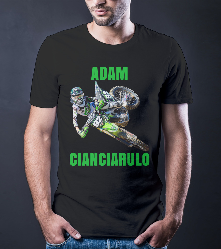 Adam Cianciarulo Motocross Racer 92 Action Image T-Shirt