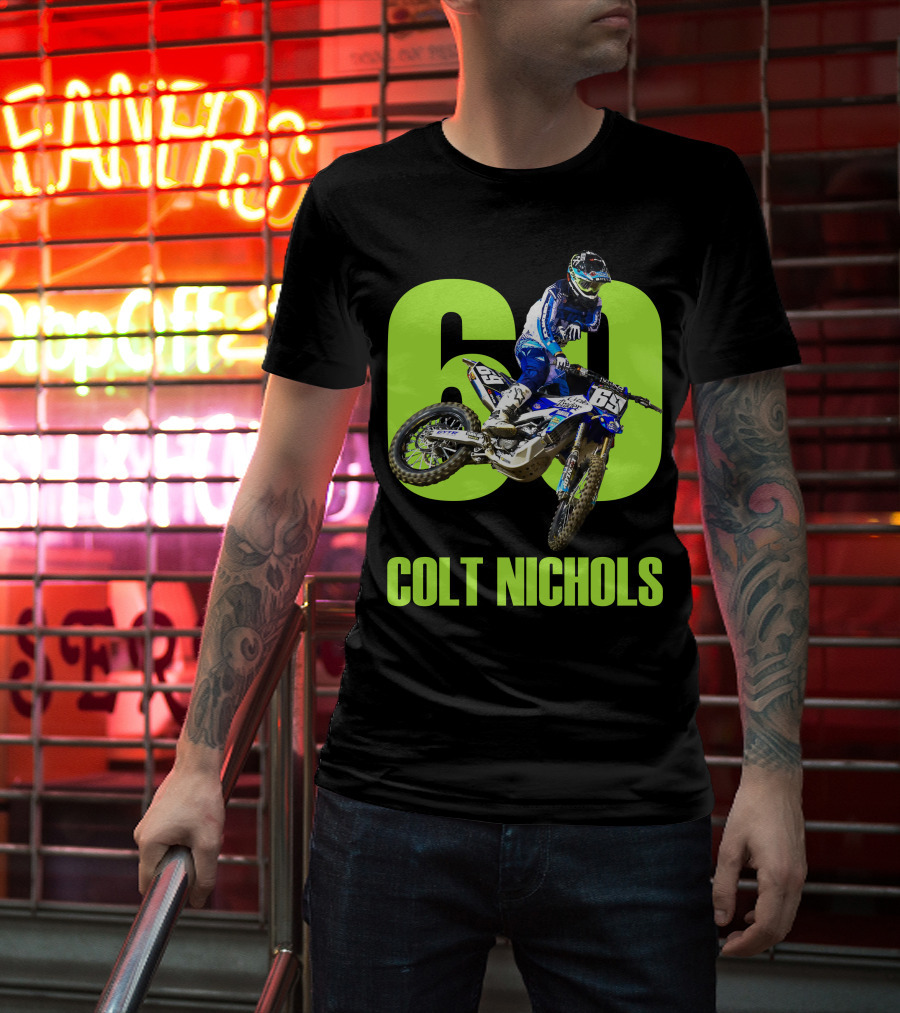 Colt Nichols 60 Motocross Rider Action T-Shirt