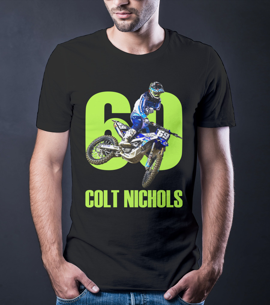 Colt Nichols 60 Motocross Rider Action T-Shirt