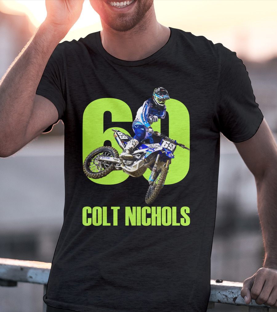 Colt Nichols 60 Motocross Rider Action T-Shirt