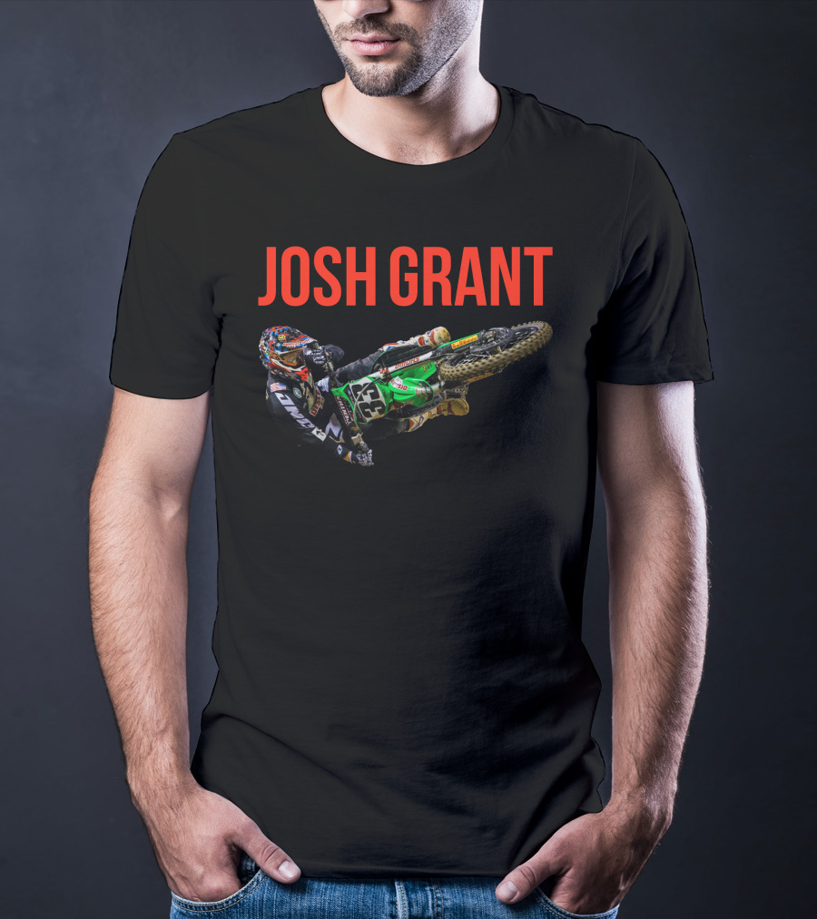 Josh Grant Motocross Rider 33 Racing Action T-Shirt