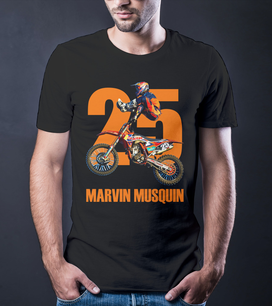 Marvin Musquin 25 KTM Motocross Stunt T-Shirt
