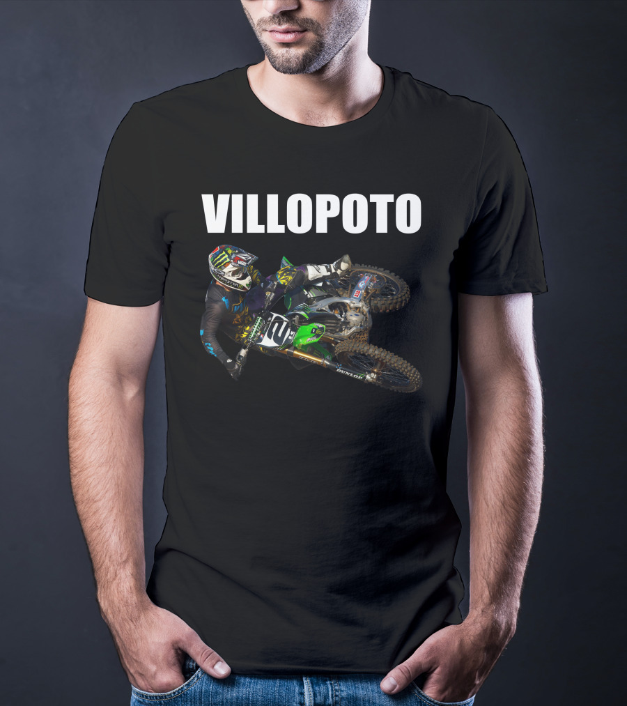 Villopoto Motocross Racing Action T-Shirt