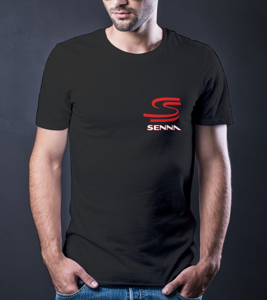 Thank You Ayrton Senna Da Silva Iconic Red S Logo Senna T-Shirt